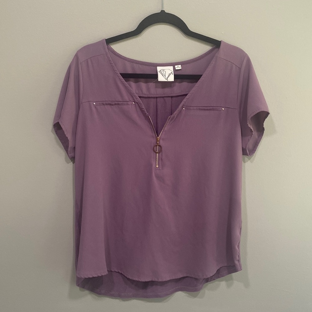 Purple blouse